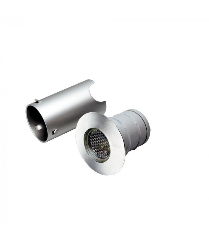 Recessed Fitting, Stainless Steel 316, 4 LED, 0.3W, 6500K