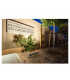 Outdoor Floodlight, LED, 3000K, Silver-Grey, W/H/D 63.5/6.5/20.5 Cm