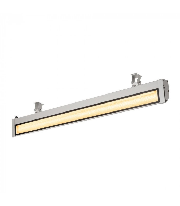 Outdoor Floodlight, LED, 3000K, Silver-Grey, W/H/D 119.5/6.5/20.5 Cm