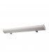 Outdoor Floodlight, LED, 3000K, Silver-Grey, W/H/D 119.5/6.5/20.5 Cm