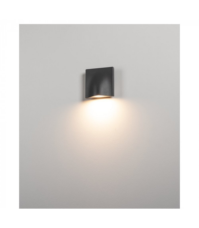 Outdoor Recessed Wall Light, Anthracite, 3000K IP54 100deg. 405lm