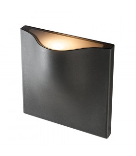 Outdoor Recessed Wall Light, Anthracite, 3000K IP54 100deg. 810lm