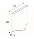 Outdoor Recessed Wall Light, Anthracite, 3000K IP54 100deg. 810lm