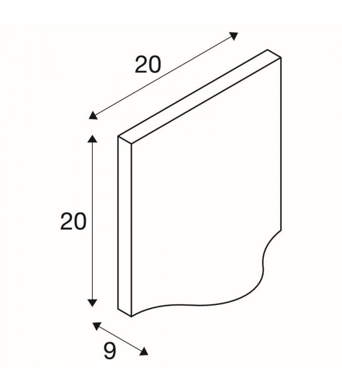 Outdoor Recessed Wall Light, Anthracite, 3000K IP54 100deg. 810lm