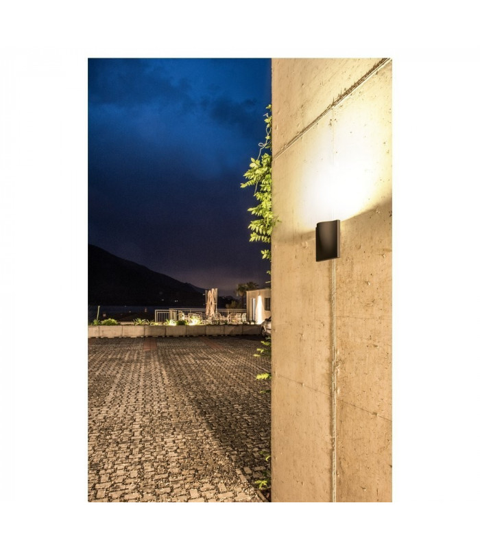 Outdoor Recessed Wall Light, Anthracite, 3000K IP54 100deg. 810lm