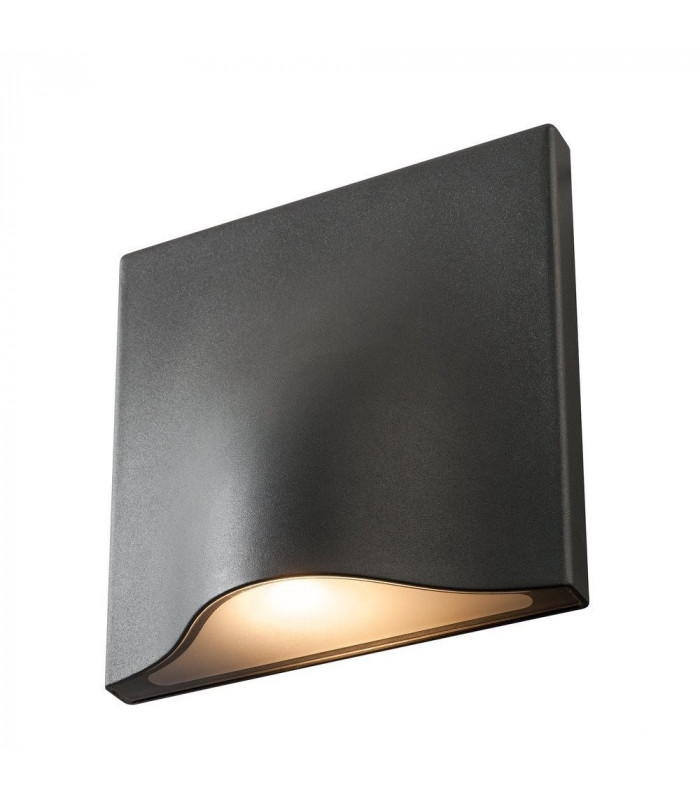 Outdoor Recessed Wall Light, Anthracite, 3000K IP54 100deg. 810lm
