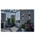 Outdoor Recessed Wall Light, Anthracite, IP54 100deg.