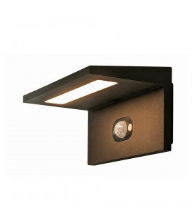 Solar LED Outdoor Recessed Wall Light, Anthracite, 3000K
