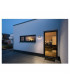 Solar LED Outdoor Recessed Wall Light, Anthracite, 3000K