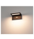 Solar LED Outdoor Recessed Wall Light, Anthracite, 3000K