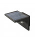 Solar LED Outdoor Recessed Wall Light, Anthracite, 3000K