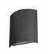 LED Outdoor Surface-Mounted Wall Light, 3000K, Anthracite, IP54