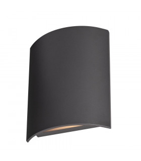 LED Outdoor Surface-Mounted Wall Light, 3000K, Anthracite, IP54