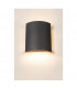 LED Outdoor Surface-Mounted Wall Light, 3000K, Anthracite, IP54