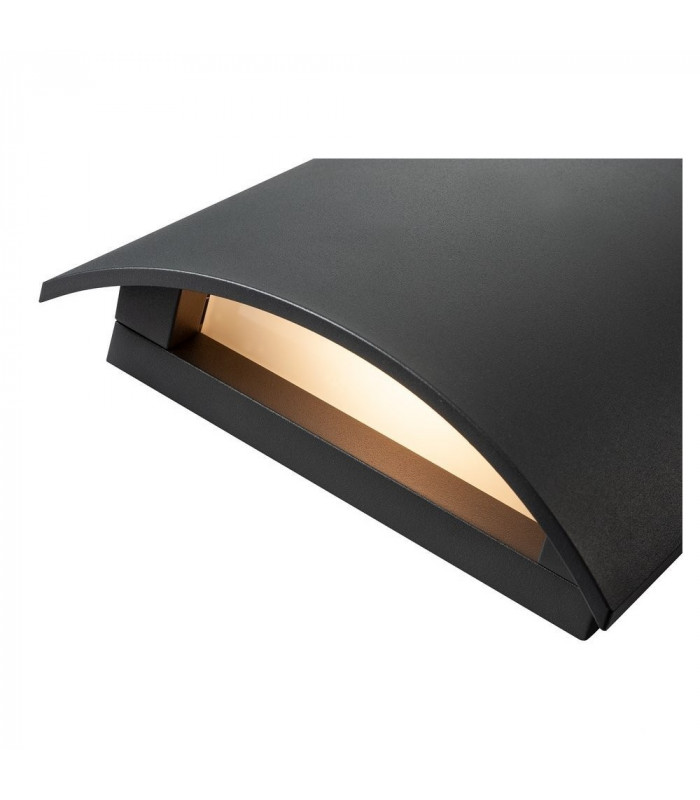 LED Outdoor Surface-Mounted Wall Light, 3000K, Anthracite, IP54