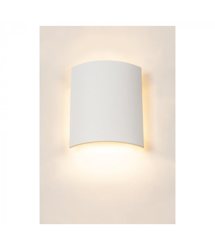 LED Outdoor Surface-Mounted Wall Light, 3000K, White, IP54