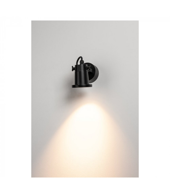 Outdoor Surface-Mounted Wall Light Black