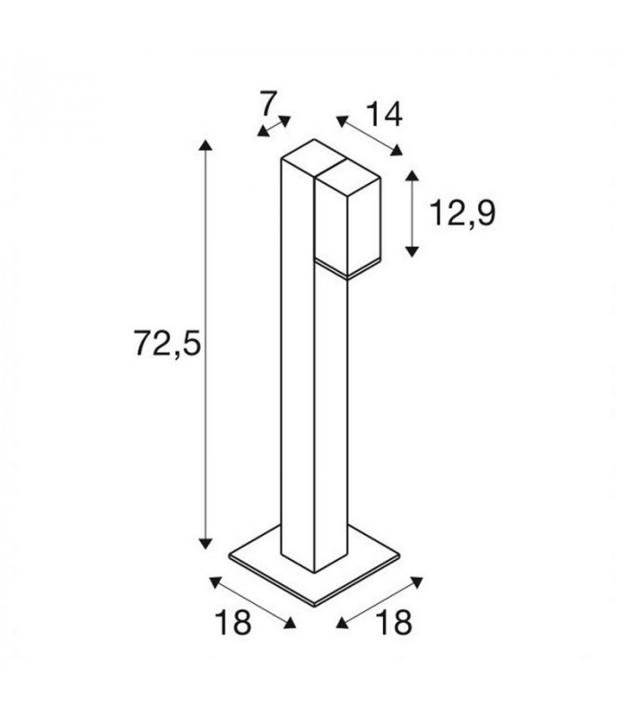 Outdoor Floor Lamp Anthracite