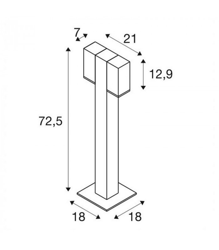 Outdoor Floor Lamp Anthracite