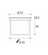 Outdoor LED Inground Fitting 3000K Round IP67 Symmetrical Beam