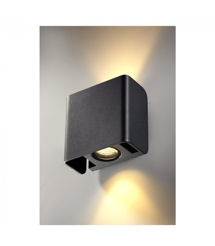 Outdoor Recessed Wall Light Anthracite 3000K IP65 Dimmable