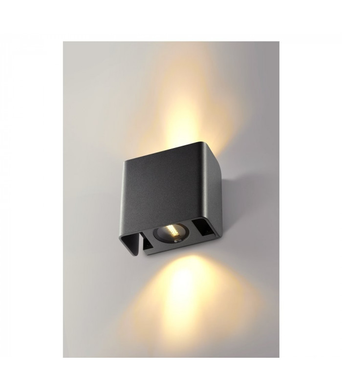Outdoor Recessed Wall Light Anthracite 3000K IP65 Dimmable