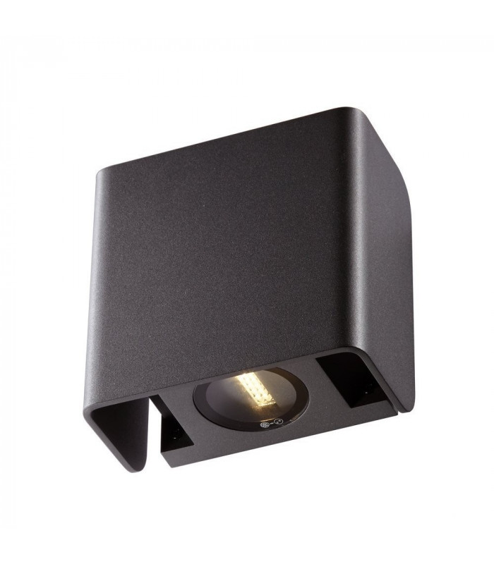 Outdoor Recessed Wall Light Anthracite 3000K IP65 Dimmable