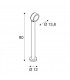 Outdoor Floor Lamp Anthracite IP65 Dimmable