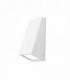 1 Light Outdoor Wall Light White IP44