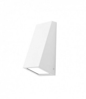 1 Light Outdoor Wall Light White IP44