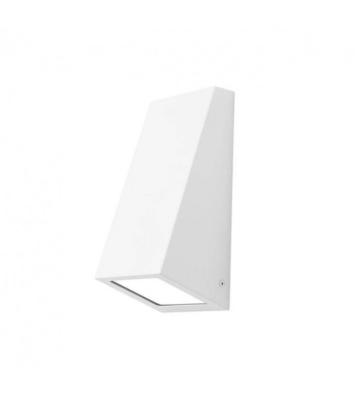 1 Light Outdoor Wall Light White IP44