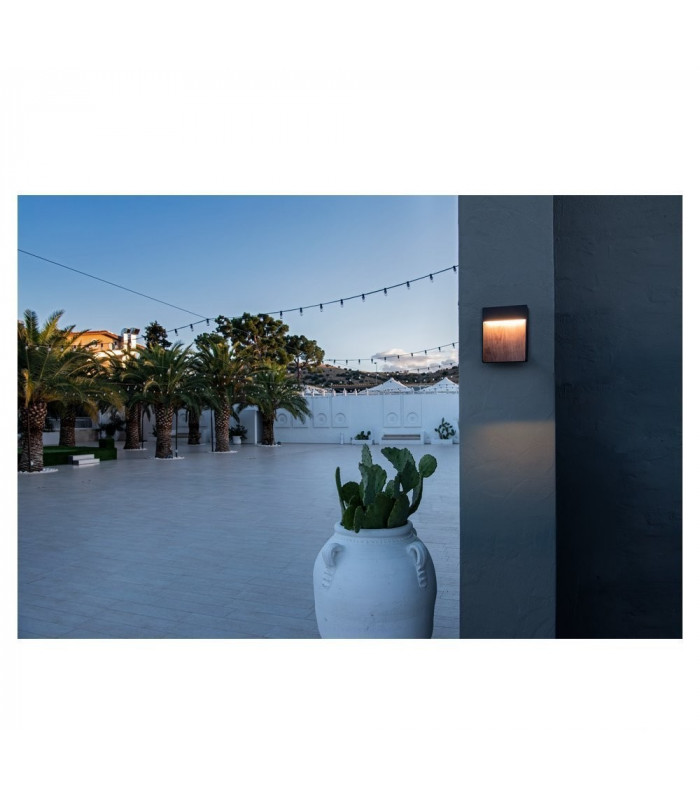 Outdoor LED Surface-Mounted Wall Light 3000/4000K IP65 Anthracite/Brown