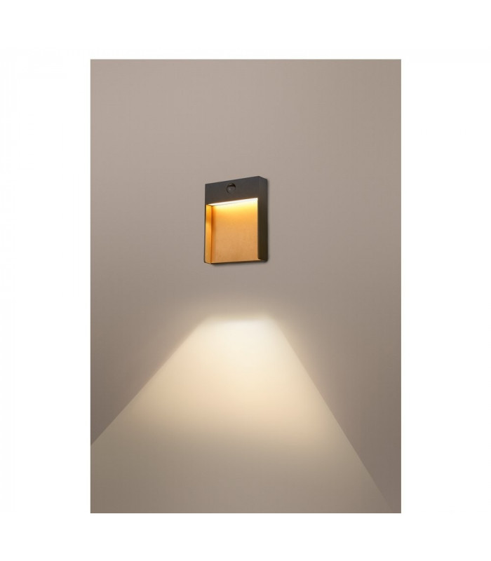 Outdoor LED Surface-Mounted Wall Light PIR 3000/4000K IP65 Anthracite