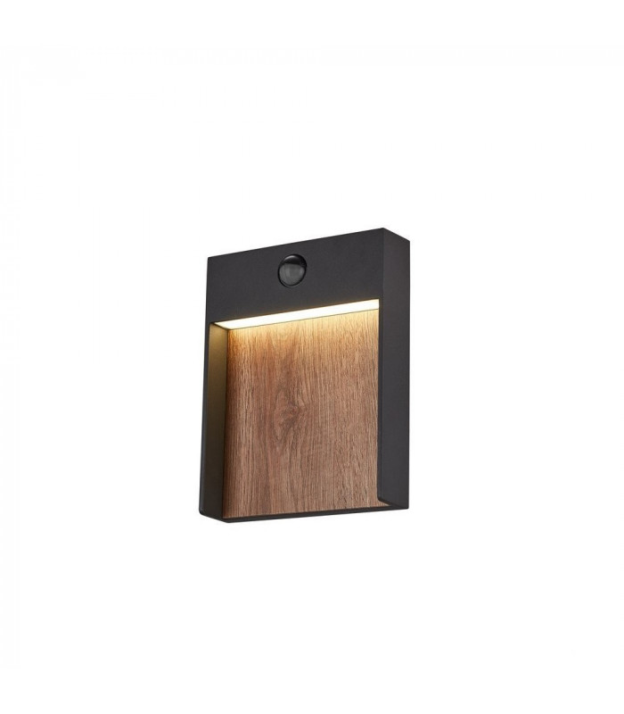Outdoor LED Surface-Mounted Wall Light PIR 3000/4000K IP65 Anthracite/Brown