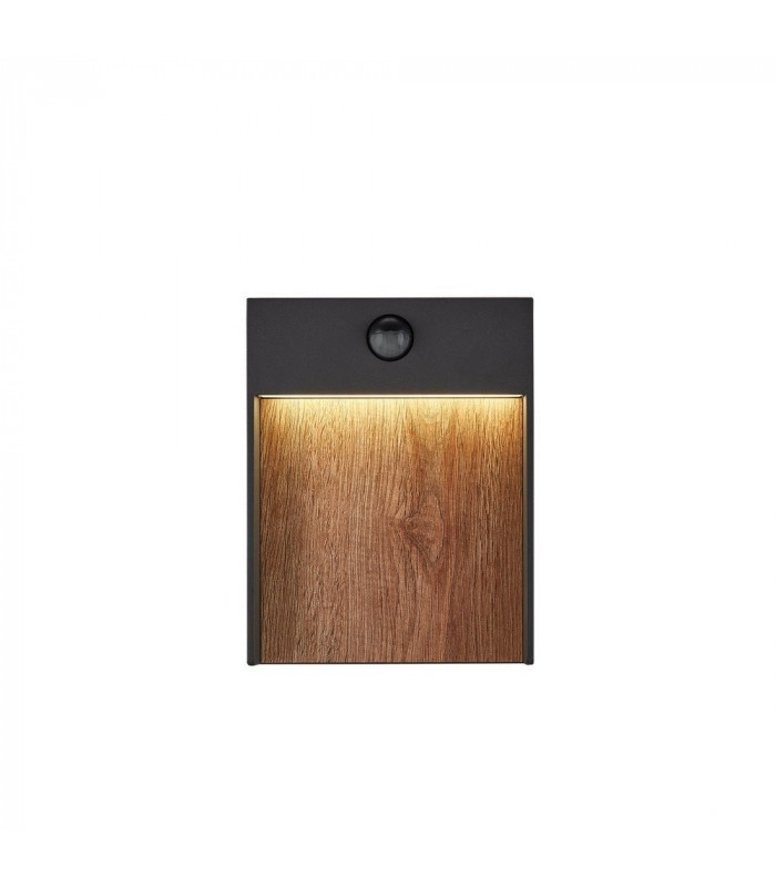 Outdoor LED Surface-Mounted Wall Light PIR 3000/4000K IP65 Anthracite/Brown
