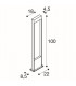 Outdoor LED Floor Lamp 3000/4000K IP65 Anthracite