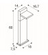 Outdoor LED Floor Lamp IP55 Anthracite 3000/4000K