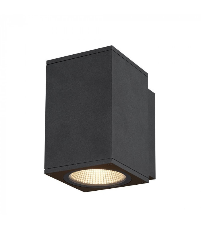 Single Outdoor LED Surface-Mounted Wall Light Anthracite 3000/4000K