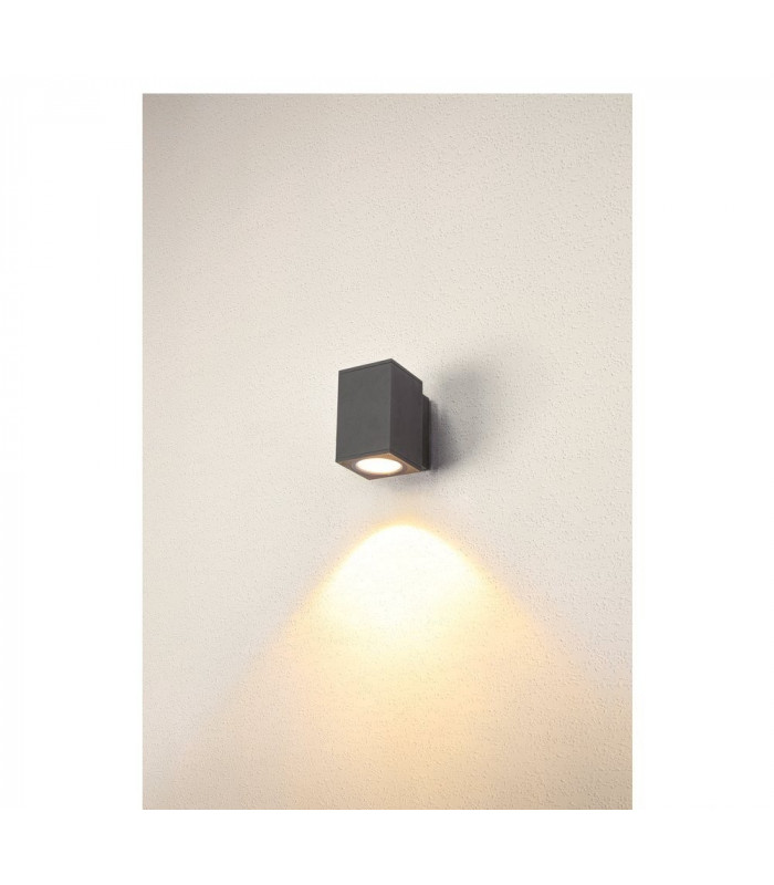 Single Outdoor LED Surface-Mounted Wall Light Anthracite 3000/4000K