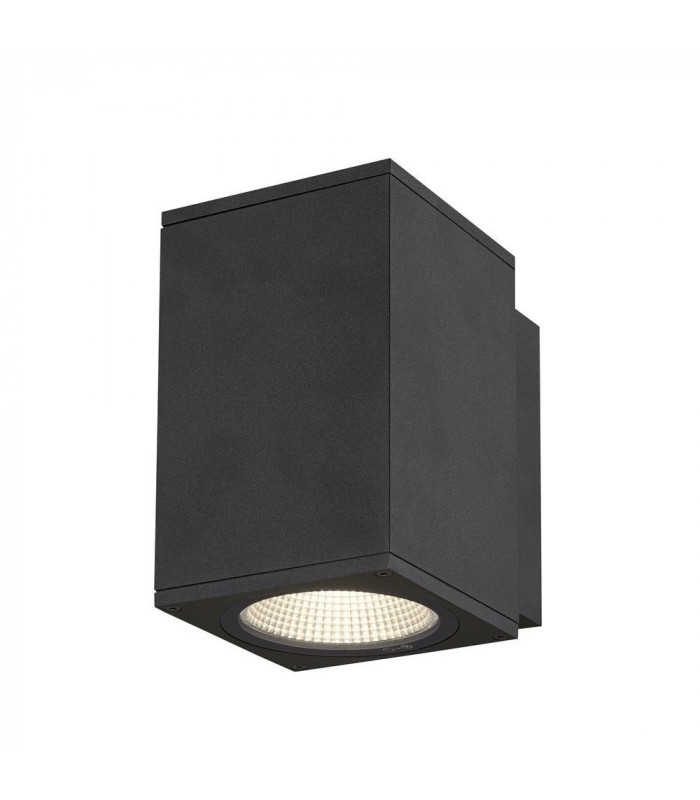 Single Outdoor LED Surface-Mounted Wall Light Anthracite 3000/4000K