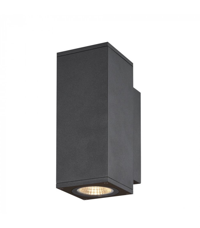 Square Up Down Outdoor LED Surface-Mounted Wall Light Anthracite 3000/4000K