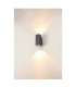 Square Up Down Outdoor LED Surface-Mounted Wall Light Anthracite 3000/4000K