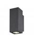 Square Up Down Outdoor LED Surface-Mounted Wall Light Anthracite 3000/4000K