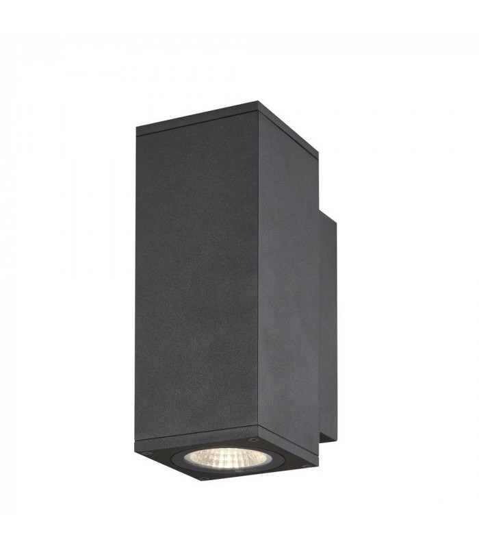 Square Up Down Outdoor LED Surface-Mounted Wall Light Anthracite 3000/4000K