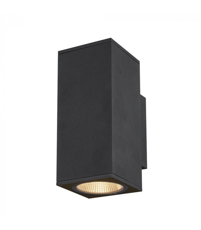 Square Up Down Outdoor LED Surface-Mounted Wall Light Anthracite 3000/4000K