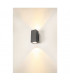 Square Up Down Outdoor LED Surface-Mounted Wall Light Anthracite 3000/4000K