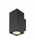 Square Up Down Outdoor LED Surface-Mounted Wall Light Anthracite 3000/4000K