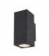 Square Up Down Outdoor LED Surface-Mounted Wall Light Anthracite 3000/4000K
