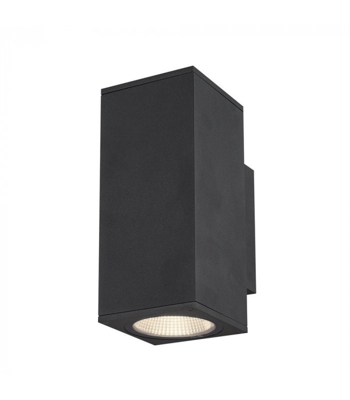 Square Up Down Outdoor LED Surface-Mounted Wall Light Anthracite 3000/4000K