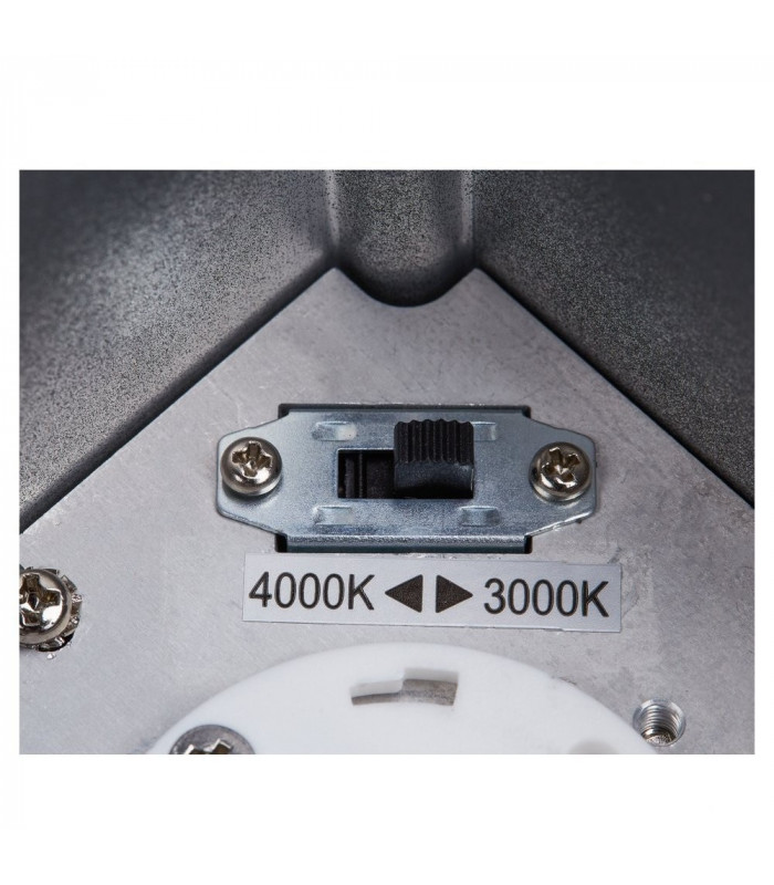 Outdoor LED Surface-Mounted Ceiling Light Anthracite 3000/4000K
